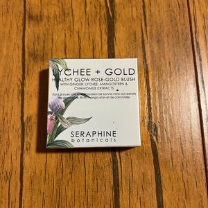 Seraphine Botanicals Lychee + Gold Healthy Glow Rose-Gold Blush New In Box